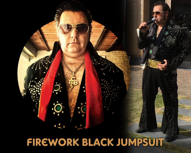 Firework Black Jumpsuit