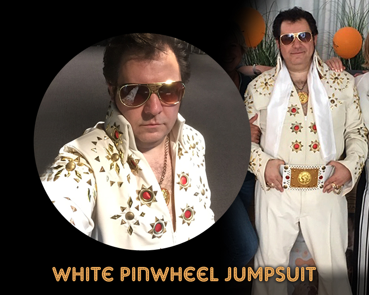 White Pinwheel Jumpsuit